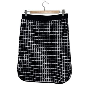 NWT Le Lis Pamela Printed Aline Skirt - Size L